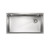 HamatUSA AXI-OS3218S Axiom Undermount Offset Large Single Bowl - 23 x 18 inches