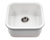 HamatUSA CHE-1919BU-MZ Undermount Fireclay Bar Sink, Marble - 18 7/8 x 18 7/8 inches