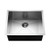 HamatUSA PADA-2318SU-6-1 ADA Zero Radius Undermount Stainless Steel Sink - 23 x 18 inches