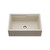 HamatUSA Granite Apron-Front Undermount Workstation Kitchen Sink, Mocha - 30 x 20 inches - SIO-3020SAW-MO