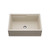 HamatUSA SIO-3320SAW-SD Granite Apron-Front Undermount Workstation Kitchen Sink, Sand - 33 x 20 inches