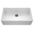 HamatUSA  CHE-3620SA-WH Apron-Front Fireclay Single Bowl Kitchen Sink, White