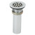 Elkay 2" Drain Fitting Type 304 Stainless Steel Body Grid Strainer and Tailpiece - LK8