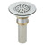 Elkay Nickel Plated Brass Body Vandal-resistant Strainer and Tailpiece, 3-1/2" - LKVR18