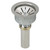 ELKAY LK99S Deluxe Stainless Steel Basket Strainer with Rubber Seal and Tailpiece, 3-1/2" - Satin Finish
