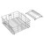 Elkay Stainless Steel 11-7/8" x 13-13/16" x 6-15/16" Rinsing Basket - LKWRB1516SS