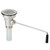 Elkay 3-1/2 Sink Drain Fitting - Rotary Lever Operated with 2" OD Tailpiece - LK25RT