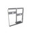 ELKAY  731593951550 Halsey Taylor Mounting Frame for Bi-level In-wall OVL-II SER/ESR Refrigerated Coolers