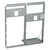 Elkay Mounting Frame for Bi-level In-wall Refrigerated Coolers - MF200