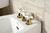 Kingston Brass KB322PX Victorian Three-Handle Bidet Faucet, - Polished Brass