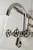 Kingston Brass AE8156RKX Webb 7-Inch Adjustable Wall Mount Clawfoot Tub Faucet, - Polished Nickel