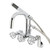 Kingston Brass AE8451RKX Webb Wall Mount Clawfoot Tub Faucet, - Polished Chrome