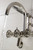 Kingston Brass AE8156CG Fuller 7-Inch Adjustable Wall Mount Clawfoot Tub Faucet, - Polished Nickel