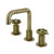 Kingston Brass KS1413RKX Webb Widespread Bathroom Faucet with Push Pop-Up, - Antique Brass