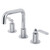 Kingston Brass KS1411KL Whitaker Widespread Bathroom Faucet with Push Pop-Up, - Polished Chrome
