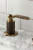 Kingston Brass KS1413KL Whitaker Widespread Bathroom Faucet with Push Pop-Up, - Antique Brass