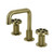 Kingston Brass KS1413RX Belknap Widespread Bathroom Faucet with Push Pop-Up, - Antique Brass