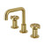Kingston Brass KS1417RX Belknap Widespread Bathroom Faucet with Push Pop-Up, - Brushed Brass