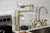 Kingston Brass KS4703PL Metropolitan Deck Mount Pot Filler, - Antique Brass