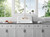 Kingston Brass Gourmetier GCKWS302010 Petra Galley 30" x 20" Cast Iron Wall Mount Kitchen Sink, White