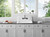 Kingston Brass  Gourmetier GCKWS302010 Petra Galley 30" x 20" Cast Iron Wall Mount Kitchen Sink, White