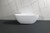 Kingston Brass Aqua Eden VRTRS633522 Acrticstone 63-Inch Solid Surface Freestanding Tub with Drain, - Matte White