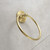 Kingston Brass BA2714BB Milano Towel Ring, - Brushed Brass