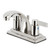 Kingston Brass KB4646NDL NuvoFusion 4 in. Centerset Bathroom Faucet, - Polished Nickel