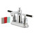 Kingston Brass FB7621CKL Kaiser 4 in. Centerset Bathroom Faucet with Pop-Up Drain, - Polished Chrome
