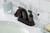 Kingston Brass FB5615CKL Kaiser 4 in. Centerset Bathroom Faucet with Pop-Up Drain, - Oil Rubbed Bronze