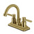 Kingston Brass KS8667DL Concord 4 in. Centerset Bathroom Faucet, - Brushed Brass