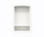 Swanstone Recessed Shower Shelf in Carrara - 22" H x 15" W x 4-5/16" D - RS02215.221