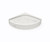 Swanstone Corner Shower Seat in Carrara - 16 5/16" L x 16 5/16" W - CS01616.221