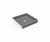 Swanstone 32 x 32 Alcove Shower Pan with Center Drain - Ash Gray - SF03232MD.203