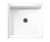 Swanstone 36 x 36 Alcove Shower Pan with Center Drain in White - SF03636MD.010