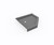 Swanstone SN00036MD.203 36 x 36 Corner Shower Pan with Center Drain - Ash Gray