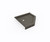 Swanstone SN00036MD.209 36 x 36  Corner Shower Pan with Center Drain Charcoal Gray