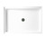 Swanstone FF03448MD.010 34 x 48 Veritek Alcove Shower Pan with Center Drain in White