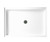 Swanstone 34 x 42 Veritek Alcove Shower Pan with Center Drain in White - FF03442MD.010
