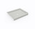 Swanstone 34 x 42 Alcove Shower Pan with Center Drain - Birch - SF03442MD.226