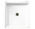 Swanstone 42 x 36 Alcove Shower Pan with Center Drain in White - SF04236MD.010