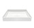 Swanstone 42" x 42" x 6" Solid Surface Alcove Shower Pan with Center Drain in White - VP4242CPANNS.010