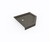 Swanstone SN00038MD.209 38 x 38  Corner Shower Pan with Center Drain Charcoal Gray