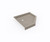Swanstone 38 x 38 Corner Shower Pan with Center Drain - Limestone - SN00038MD.218