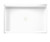 Swanstone SF03248MD.010 32 x 48 Alcove Shower Pan with Center Drain in White
