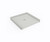 Swanstone SF03738MD.226 37 x 38  Alcove Shower Pan with Center Drain Birch
