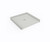 Swanstone 37 x 38 Alcove Shower Pan with Center Drain - Birch - SF03738MD.226
