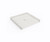 Swanstone 37 x 38 Alcove Shower Pan with Center Drain - Carrara - SF03738MD.221