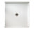 Swanstone SF03738MD.010 37 x 38  Alcove Shower Pan with Center Drain in White