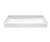 Swanstone 60" x 30" x 6" Solid Surface Alcove Shower Pan with Left Hand Drain in White - VP6030CPANL.010